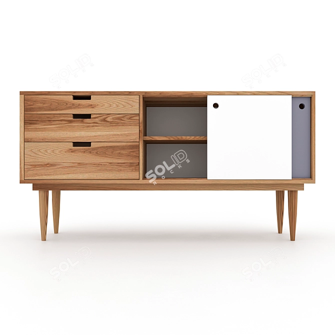 YOA Designer Chest of Drawers 3D model image 3