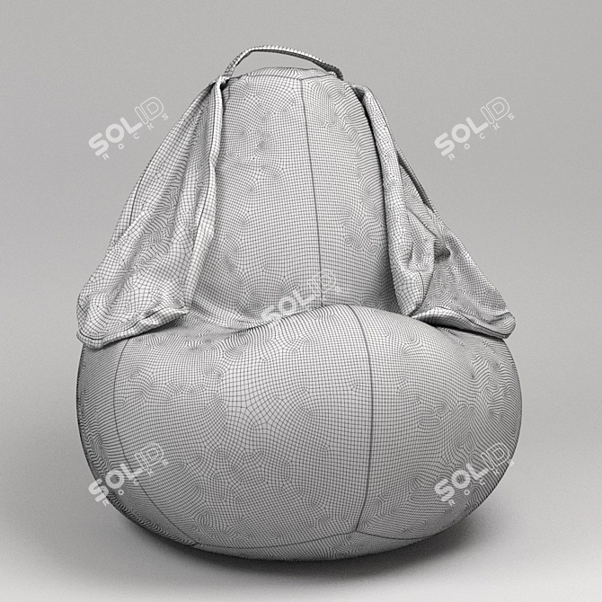 Eared Chair Bag 3D model image 4