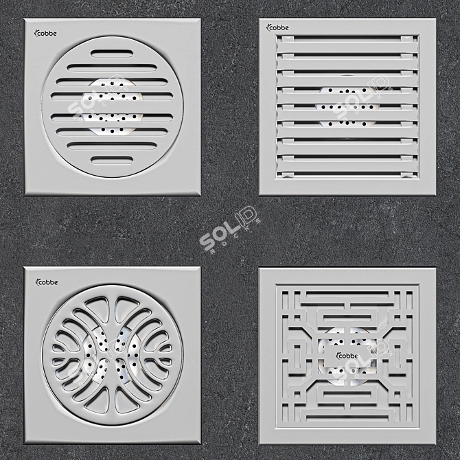 Elegant Drain Solutions: Shower Channels 3D model image 2