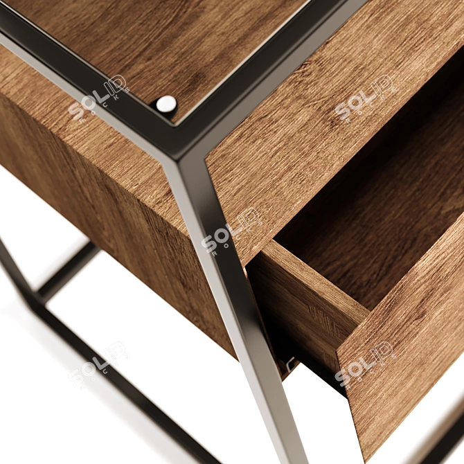 Agura Bedside Table - Stylish and Modern 3D model image 6