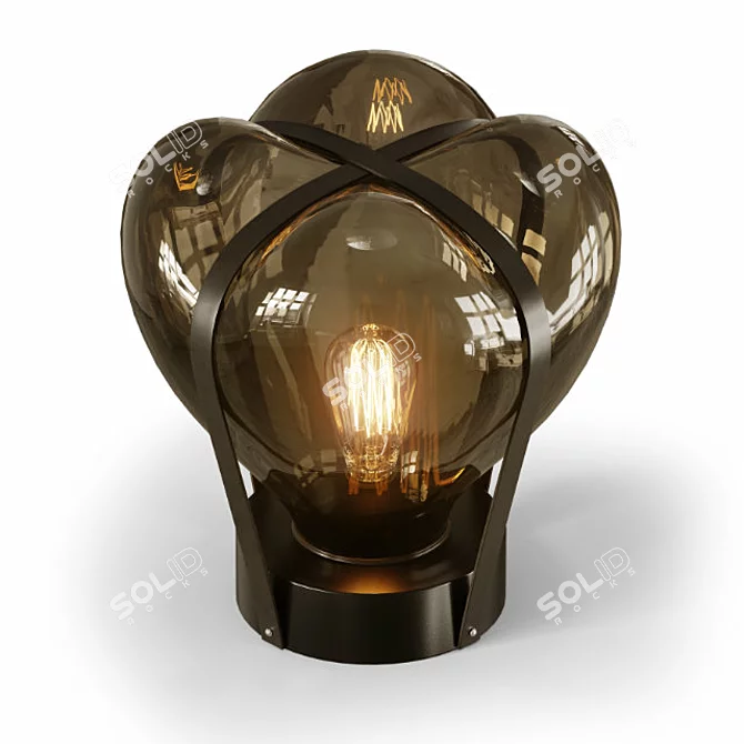Ethereal Glow Helium Table Lamp 3D model image 2