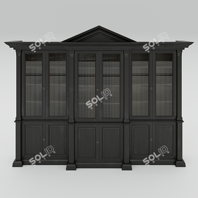 Soul Wood Wardrobe V-003 3D model image 1