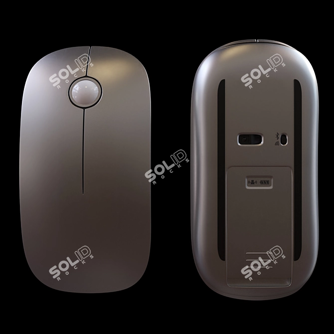 UltiMode Mouse: I368D Multi-Function Ultrathin Wireless Mouse 3D model image 2