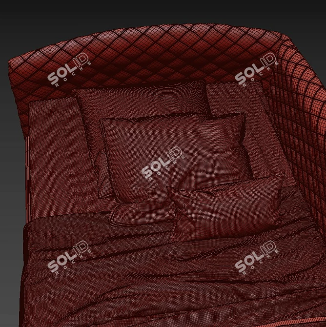 Bonaldo Titti Kids Sofa Bed 3D model image 4