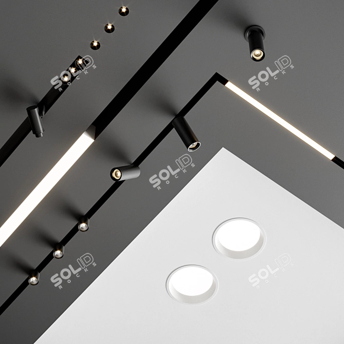 Arkoslight Set: Innovative Lighting Solution 3D model image 1