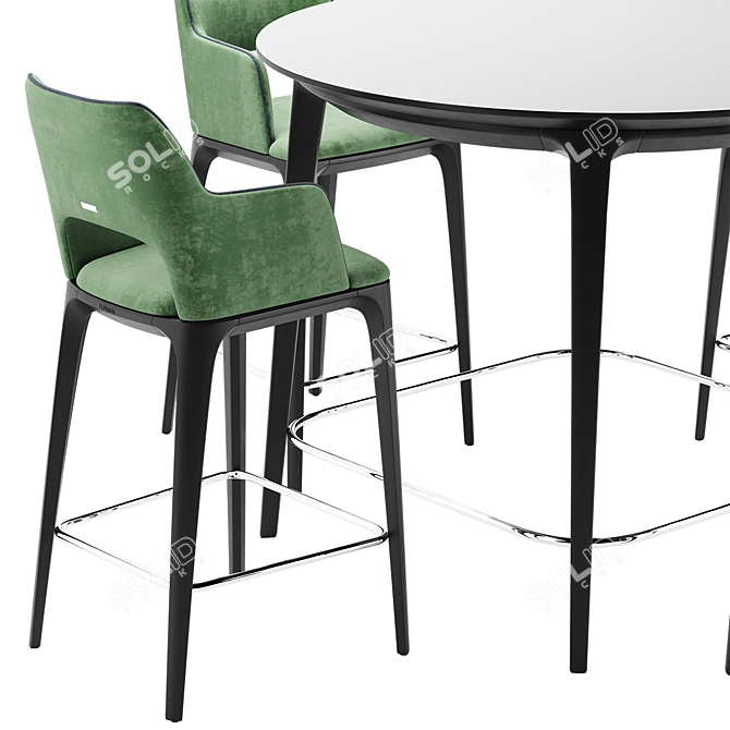 Furman Chair Bar Table 3D model image 3