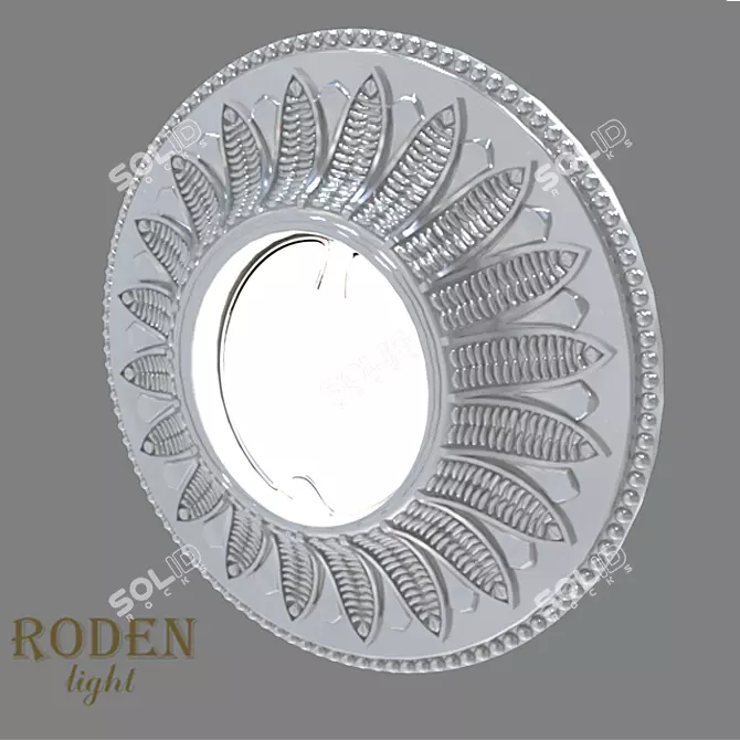 RODEN-light RD-020: Sleek Built-in Plaster Lamp 3D model image 3