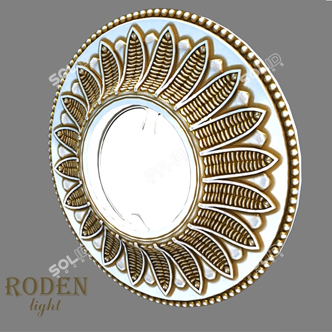 RODEN-light RD-020: Sleek Built-in Plaster Lamp 3D model image 5