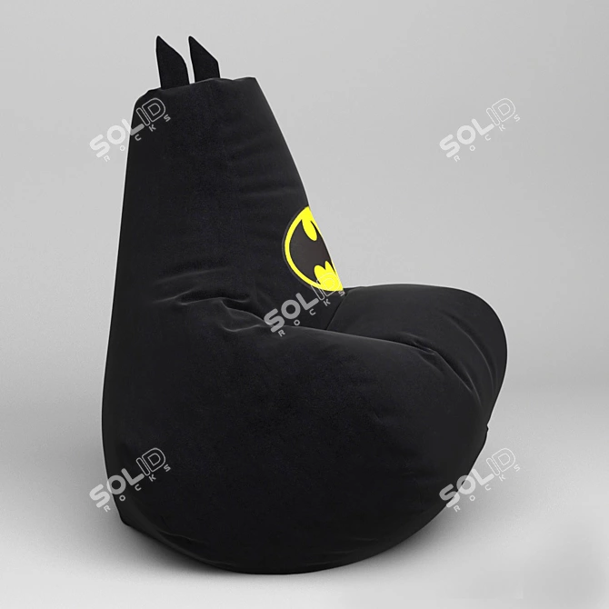 Batman Armchair Bag: Comfort and Style On-the-Go 3D model image 8