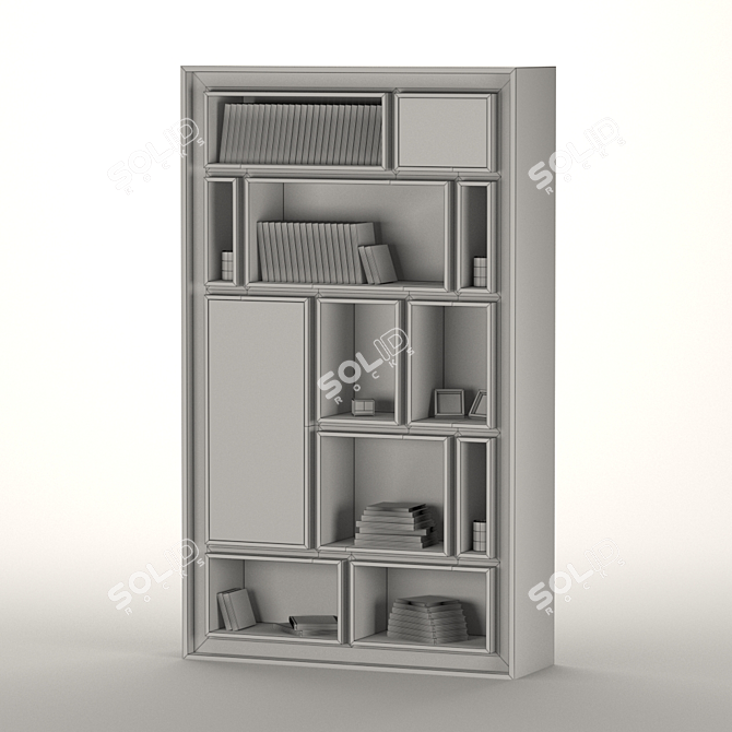 Versatile 3D Max Cupboard - PBR Material 3D model image 4