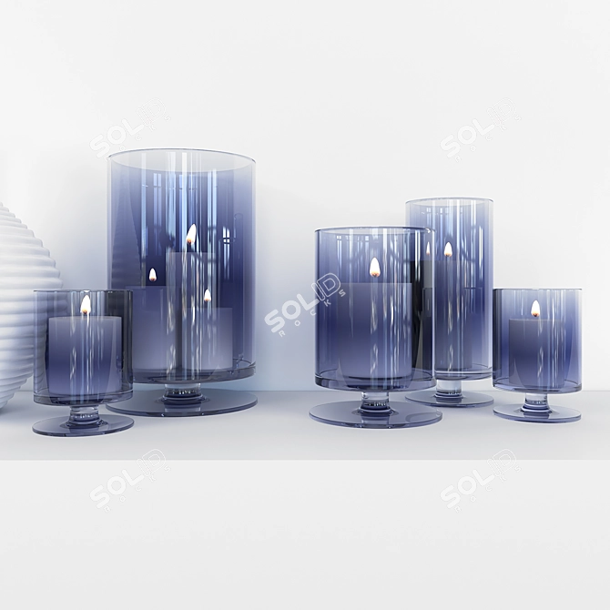 Elegant Vray Decorative Set 3D model image 2