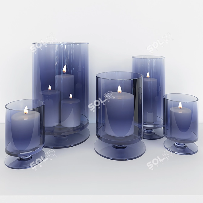 Elegant Vray Decorative Set 3D model image 4