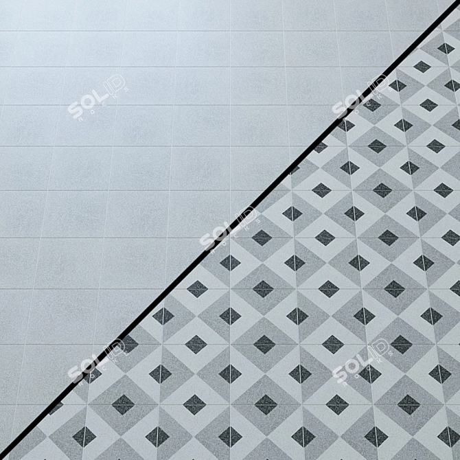 Harmony Lido: Elegant Ceramic Tiles 3D model image 3