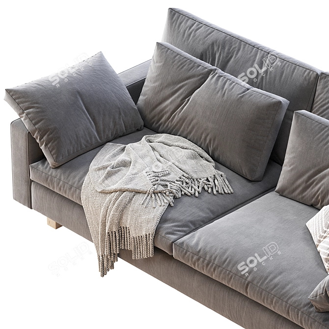 Harmony 82" Standard Sofa 3D model image 4