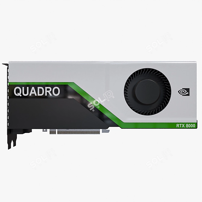 Nvidia RTX Quadro 8000: Unleash Limitless Graphics Potential 3D model image 4