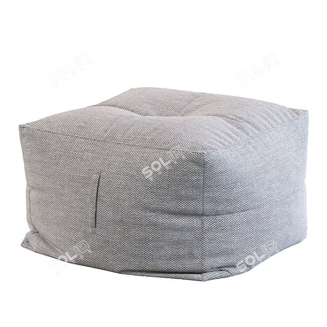 Bermuda Ottoman - Stylish & Functional 3D model image 3