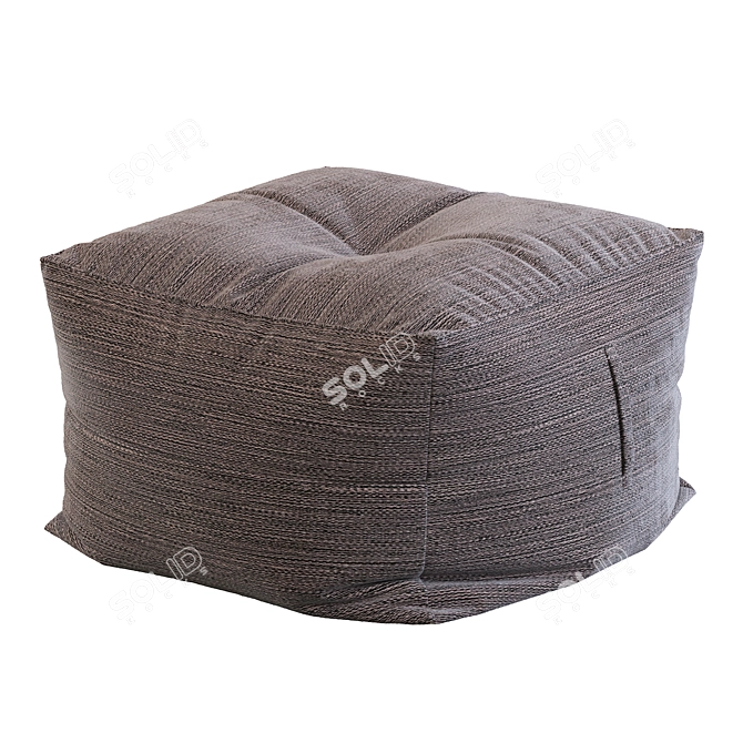 Bermuda Ottoman - Stylish & Functional 3D model image 4