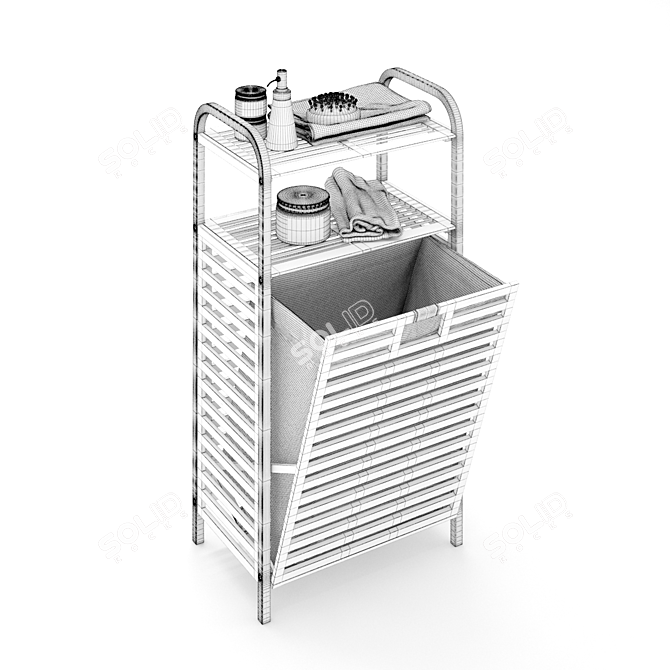 EcoBam Laundry Organizer 3D model image 5