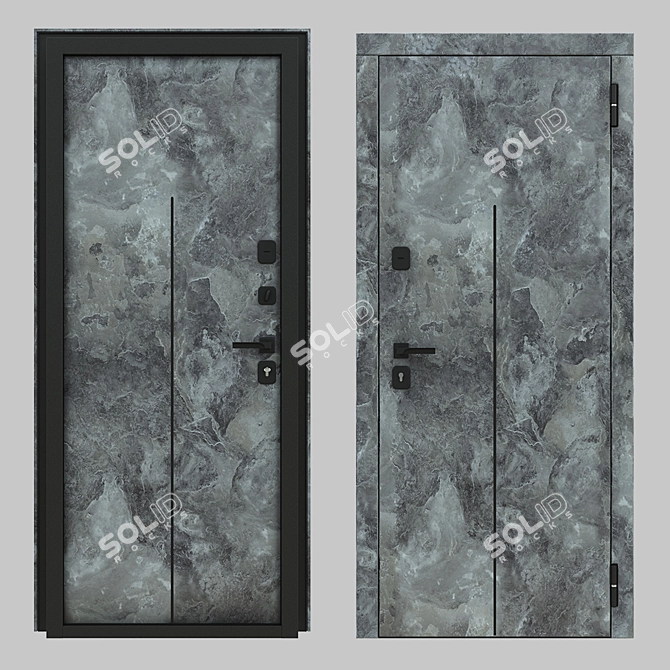 FortezzaMB20: Designer Doors with Nationwide Delivery & Installation 3D model image 1