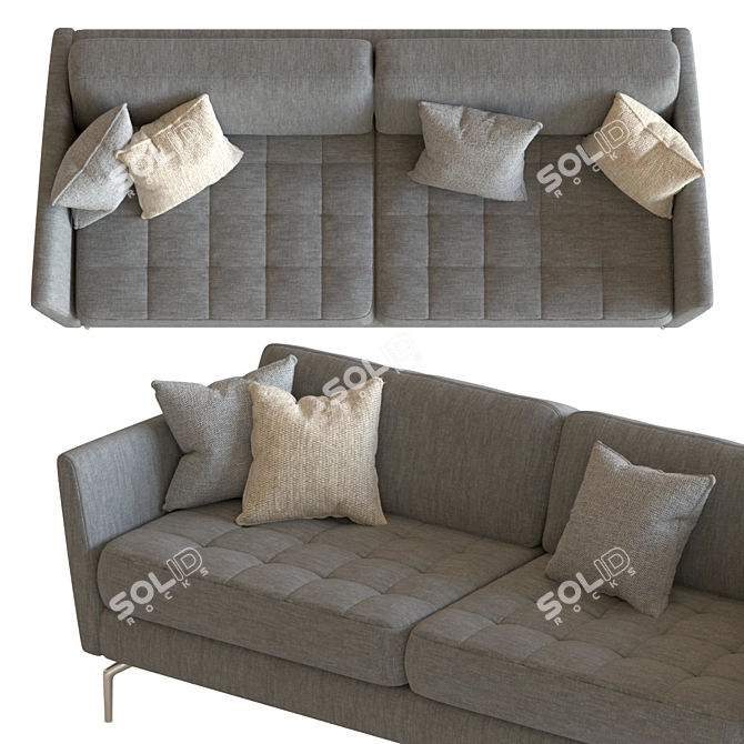 Boconcept Osaka Modern Sofa 3D model image 3