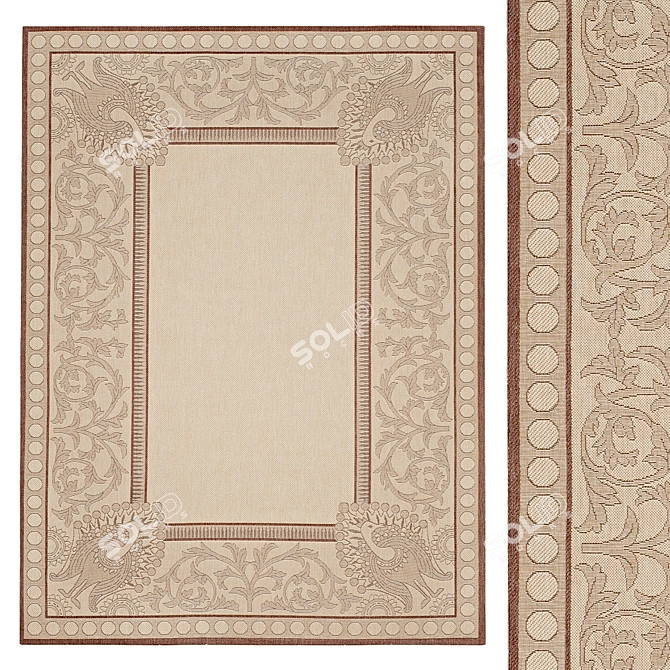 Luxury Carpet Collection: No. 080 3D model image 1