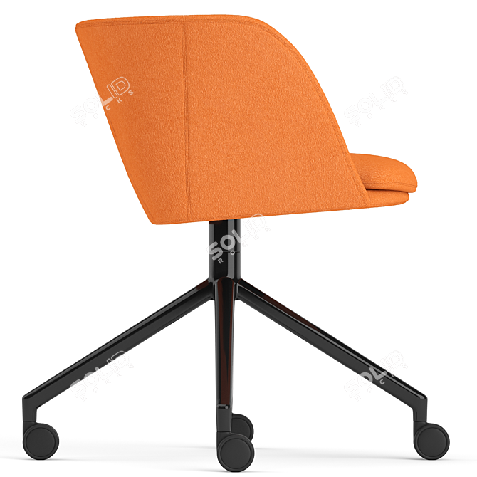 Fredericia Verve 700mm Swivel Chair 3D model image 3