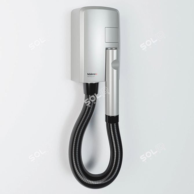 Valera Hotello Wall Hair Dryer: Swiss Quality! 3D model image 2