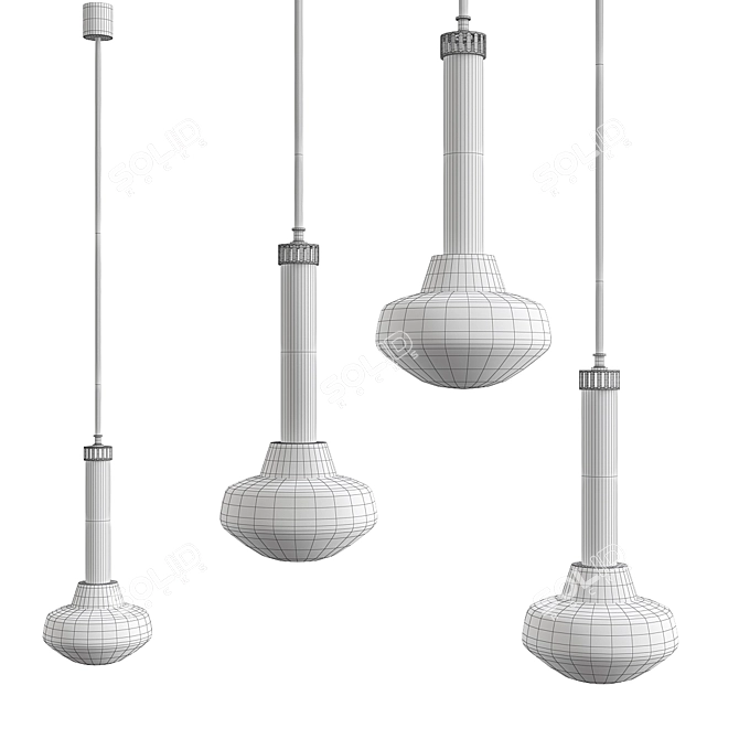 Stilnovo Pendant Lights Pair 3D model image 2