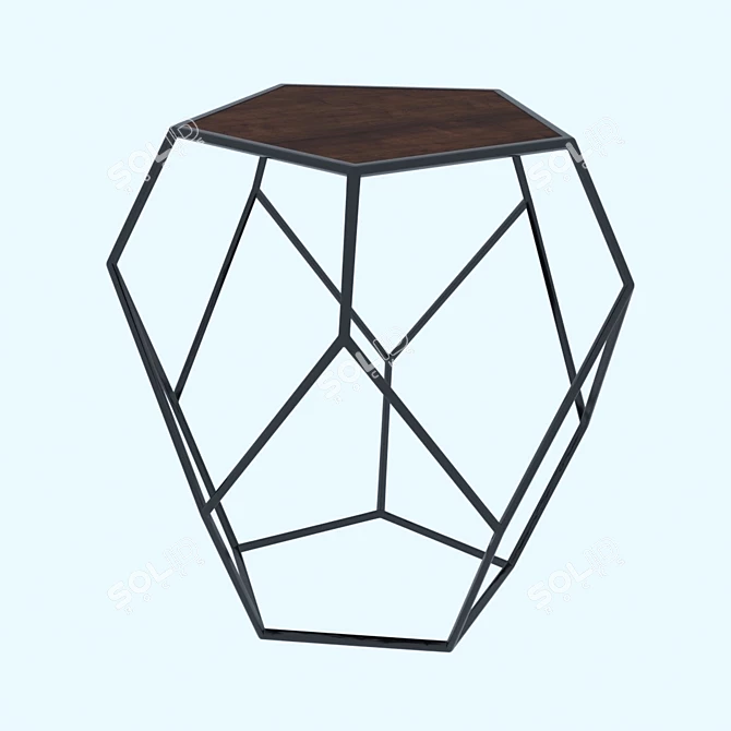 Honeycomb Chair: Innovative and Stylish 3D model image 1