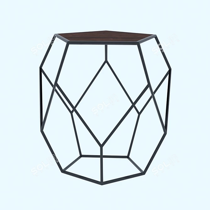 Honeycomb Chair: Innovative and Stylish 3D model image 2