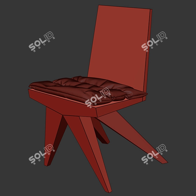 Kookudesign V-Dinner Chair 3D model image 2