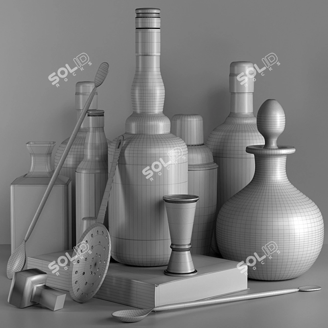 Ultimate Spirits & Study Set 3D model image 2