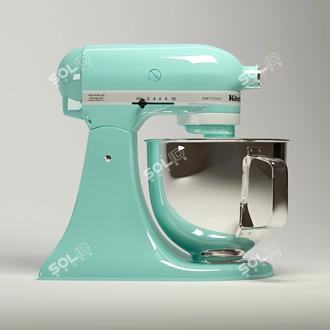 KitchenAid Artisan Stand Mixer 3D model image 2