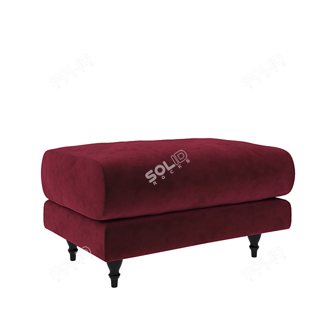 Italian-inspired Ottoman by OGO 3D model image 1