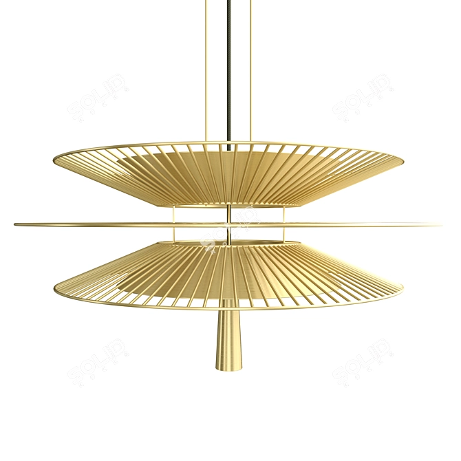 Floating Serenity Pendant Lamp 3D model image 2