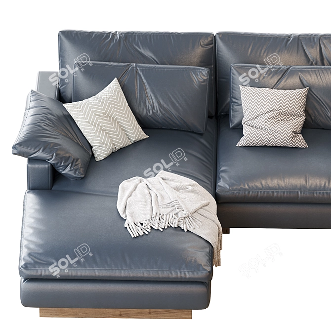 Harmony Chaise Sectional: Comfort in Every Dimension! 3D model image 3