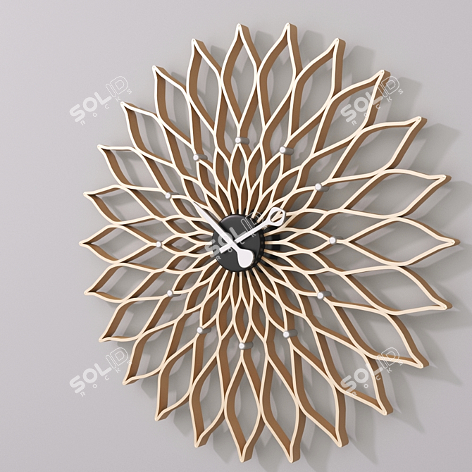 Elegance in Time: Decorative Clocks 3D model image 2