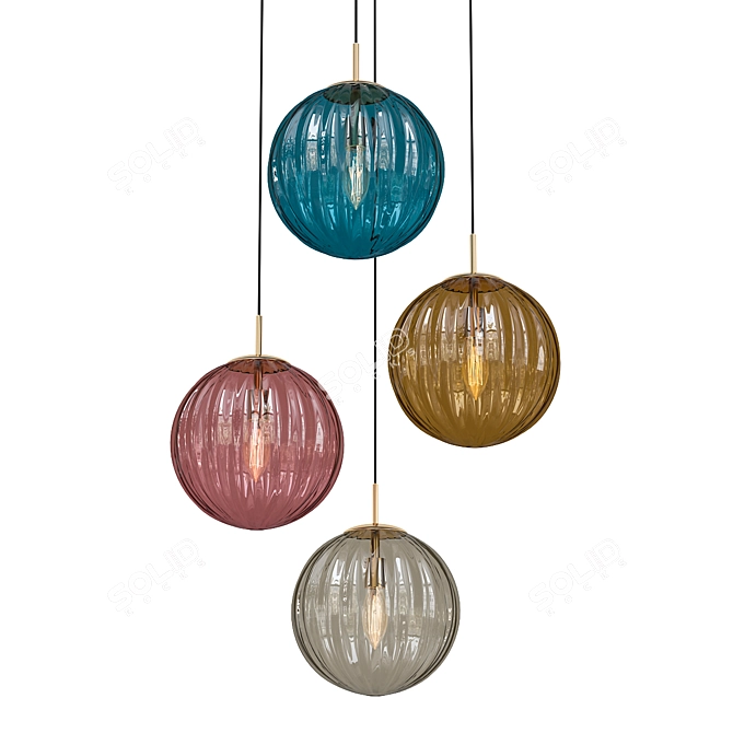 Blonche: Stylish Coated AC-powered Living Room Decor 3D model image 1