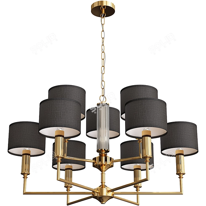 Elegant Chandelier Collection | Stunning Designs 3D model image 4