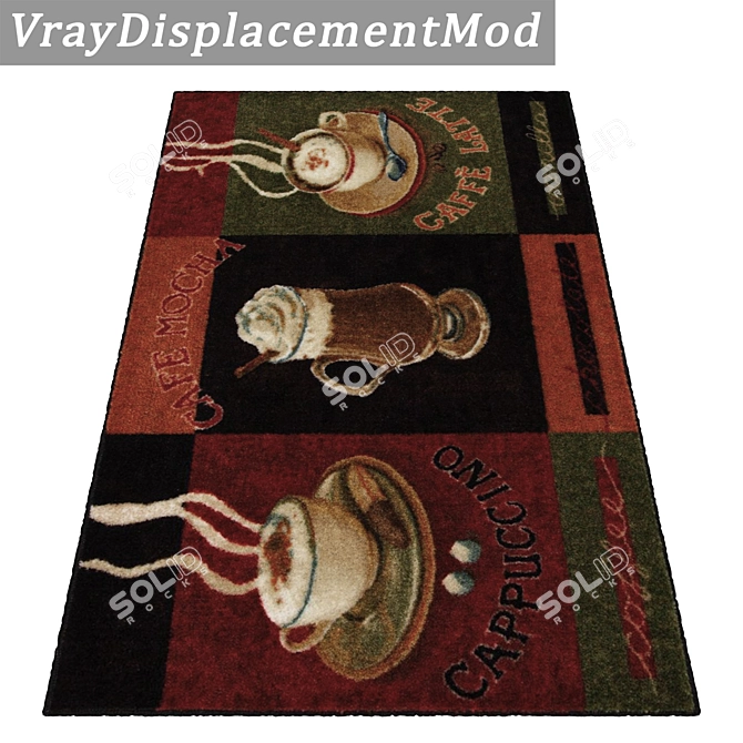 High-Quality Carpet Set - 3 Variants 3D model image 3