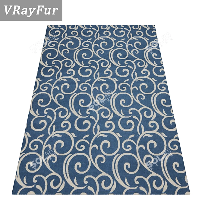 High-Quality Carpets Set 3D model image 2