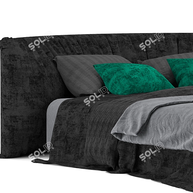 2015 Bed in Centimeters 3D model image 2