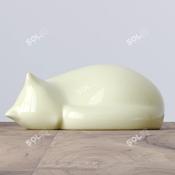 Vitra Cat Sculpture 3D model image 2