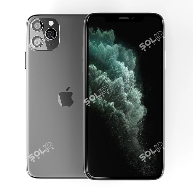 Ultimate Apple iPhone 11 Pro 3D model image 1