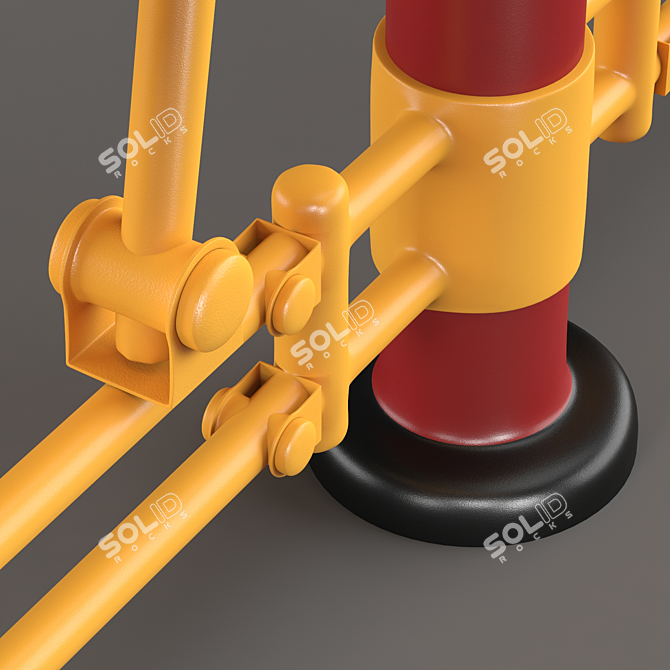 Dynamic Fun Zone Amusement Set 3D model image 2