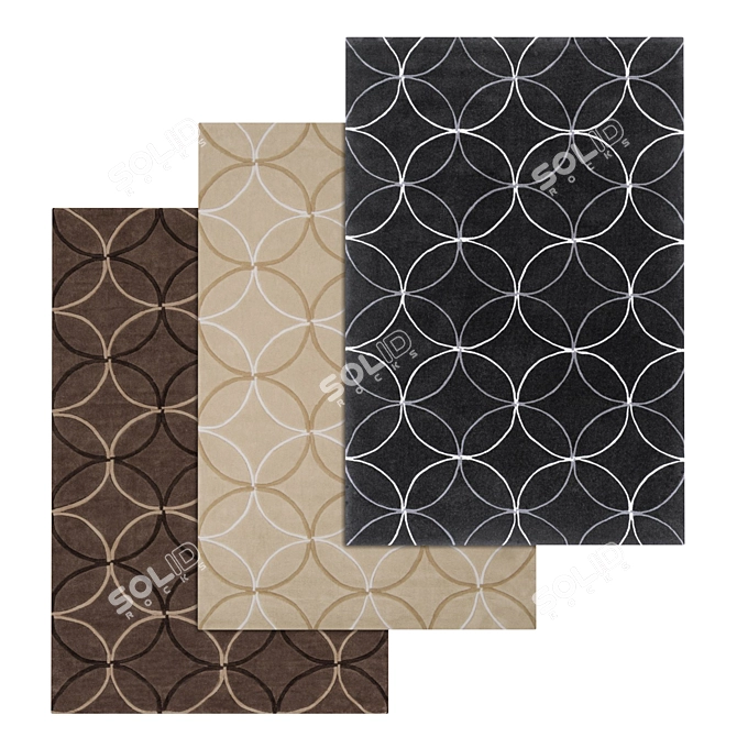 Luxurious Carpet Set for Stunning Renders 3D model image 1