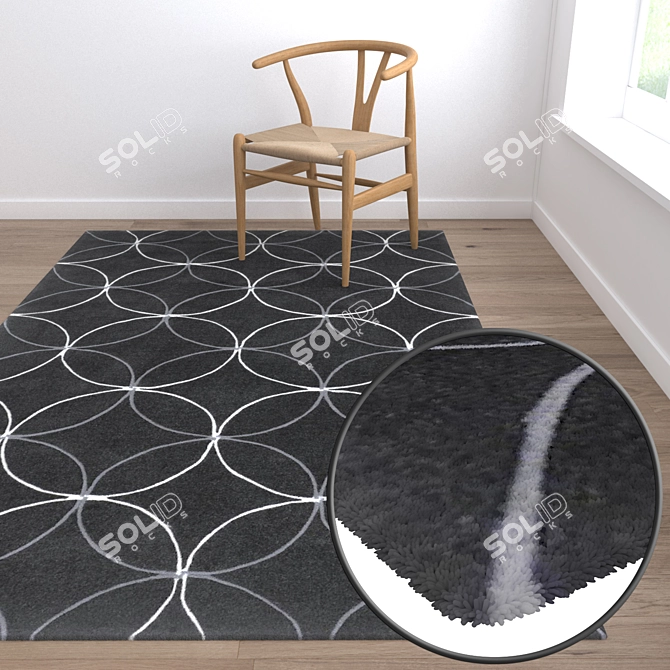 Luxurious Carpet Set for Stunning Renders 3D model image 5