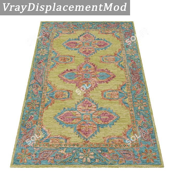 High-Quality Carpet Set 3D model image 3