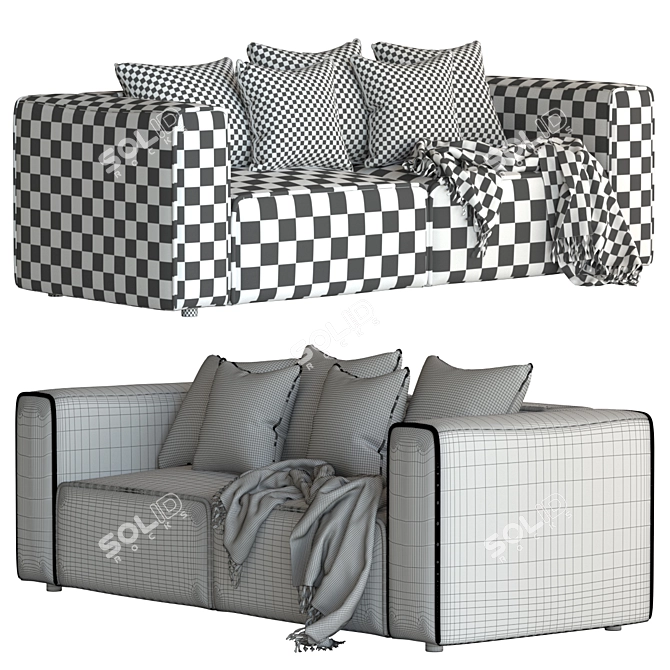 Boconcept Carmo Motion Sofa - Stylish and Versatile 3D model image 4