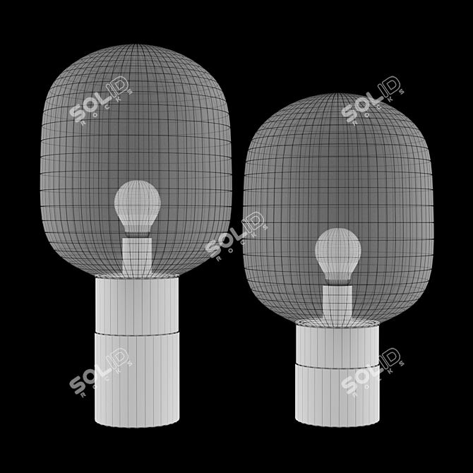 Sleek Boconcept Stockholm Lamp 3D model image 3